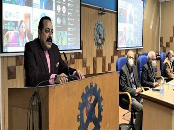 Union Minister Jitendra Singh addressing after releasing the CSIR Guidelines on Disinfection Technologies for Mitigation of SARS-CoV-2 Transmission, in Delhi on Monday.