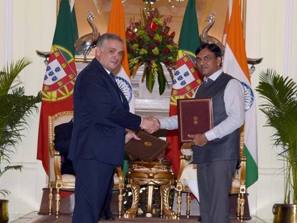 India, Portugal exchange MoU to develop National Maritime Heritage Complex at Lothal. Photo/ANI