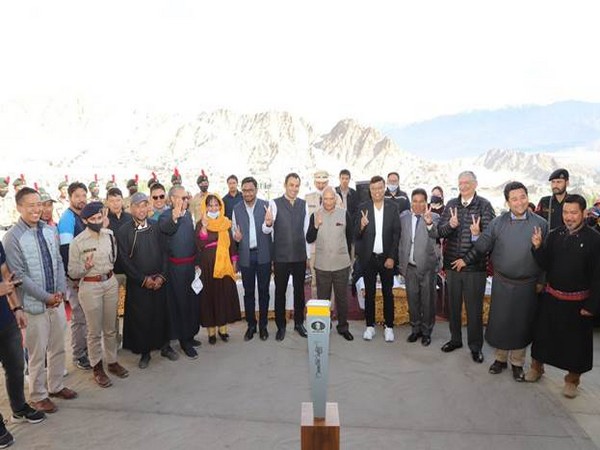 44th Chess Olympiad Torch reaching Leh (Image: SAI/MYAS)