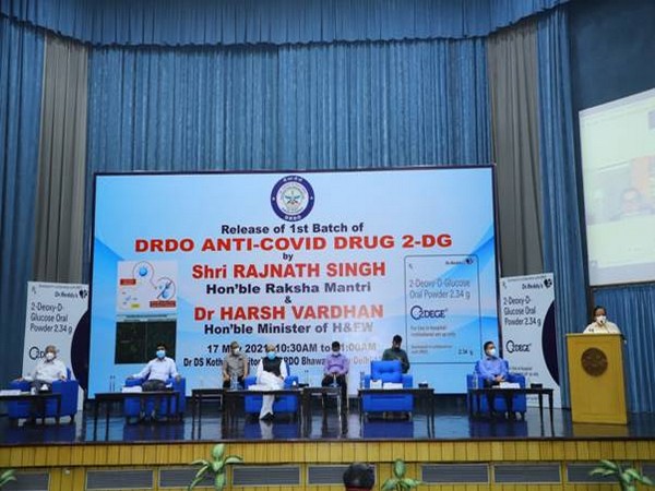 The launch of the DRDO's new anti-COVID drug. 