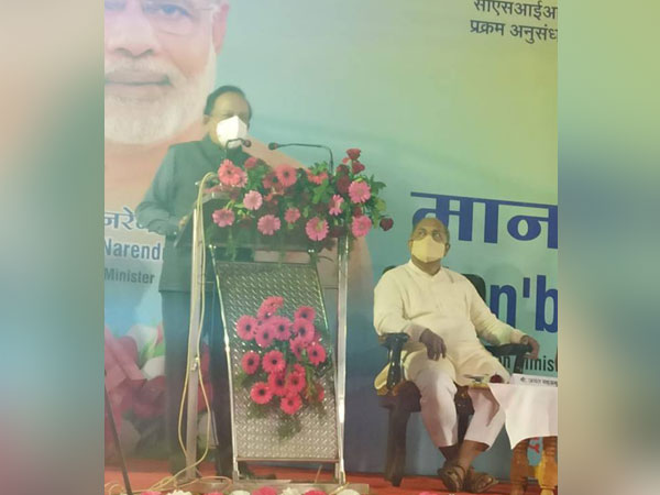 Union Minister Harsh Vardhan attending a programme in Bhopal on Saturday.