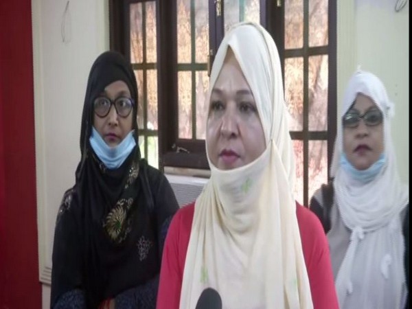 Muslim women congratulate PM Modi on the occasion. (Photo: ANI)