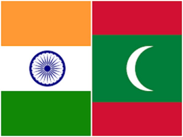 India and Maldives flags