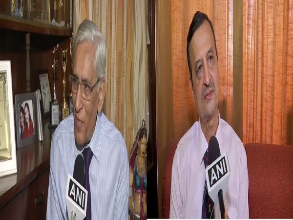 Defence experts PK Sehgal (left) and Hemant Mahajan speaking to ANI on Monday, Photo/ANI