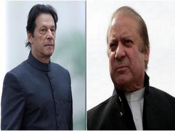 Pakistan Prime Minister Imran Khan and former Prime Minister Nawaz Sharif (File Photo)