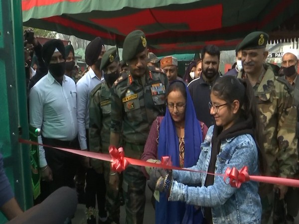 First batch of Army HPCL Kashmir Super 50 (Medical) inaugurated by Lt Gen D P Pandey in Srinagar on Thursday. (Photo/ANI) 