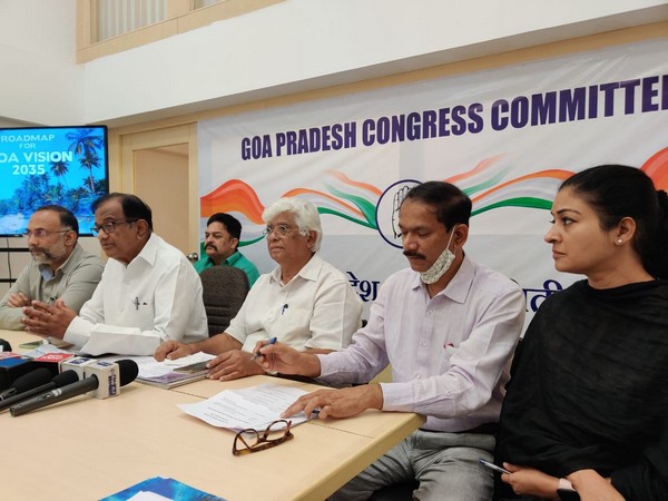 Chidambaram in Goa (Photo/ANI) 