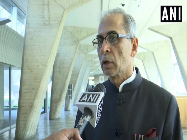 The Indian Ambassador to France Vinay Mohan Kwatra speaking to ANI in Paris on Thursday (Photo/ANI)