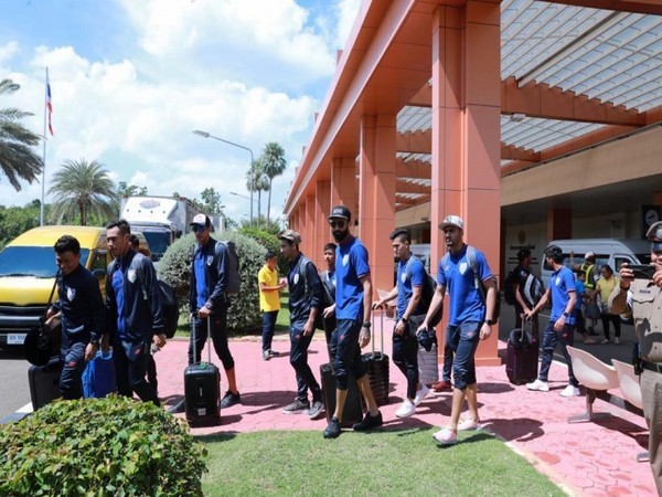 Indian football team arrived in Buriram (Photo/AIFF)