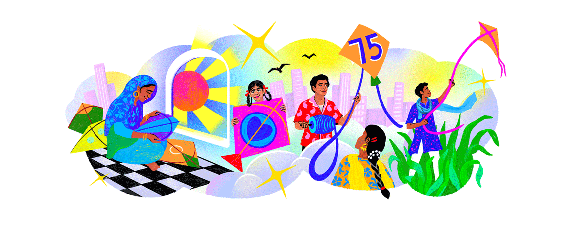 Independence Day 2022: Google Doodle illustrates India's culture around kites and community coming together