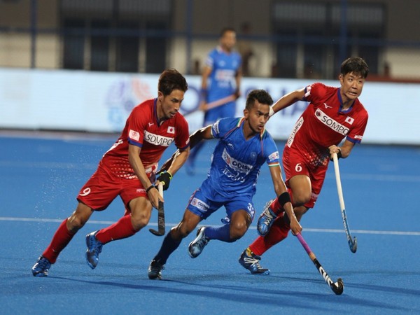 India in action against Japan (Photo/Hockey India Twitter)
