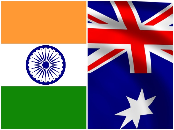 Flags of India and Australia (representative Image)