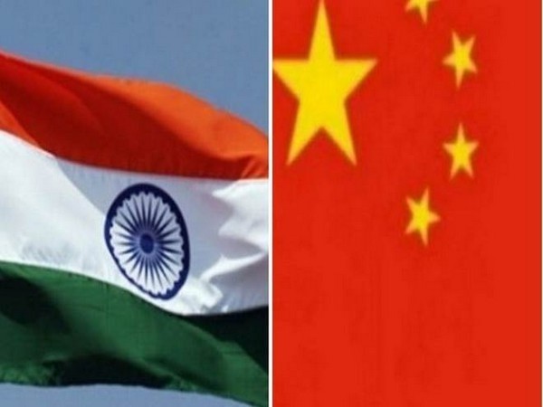 India, China flag