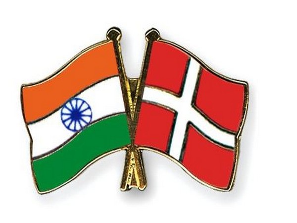 India-Denmak Flag