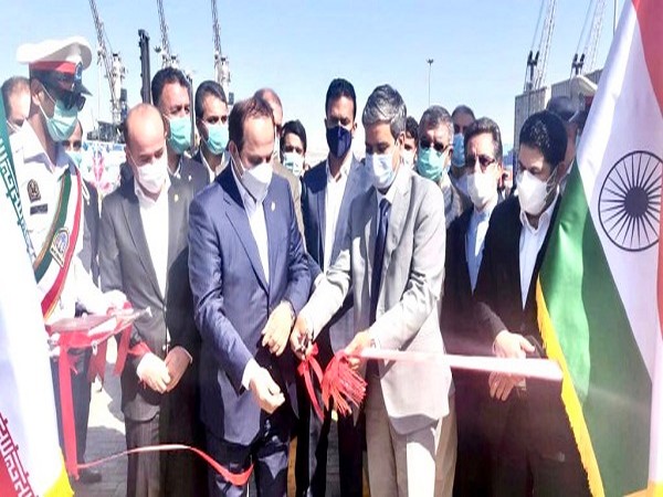 India handed over two 140 ton mobile harbor cranes to Iran (Photo Credit: Twitter/ India in Iran)