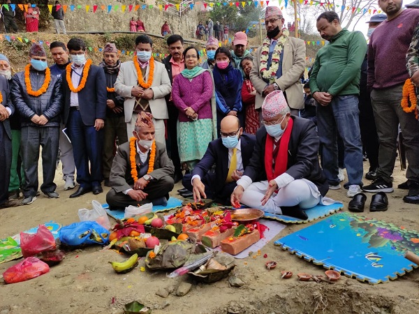 With India's aid, restoration work of Shree Bishnu Devi Secondary School in Nepal begins 