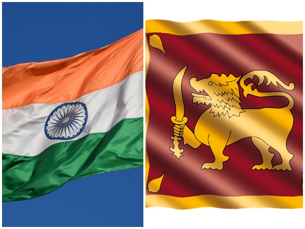 Indian and Sri Lankan Flag