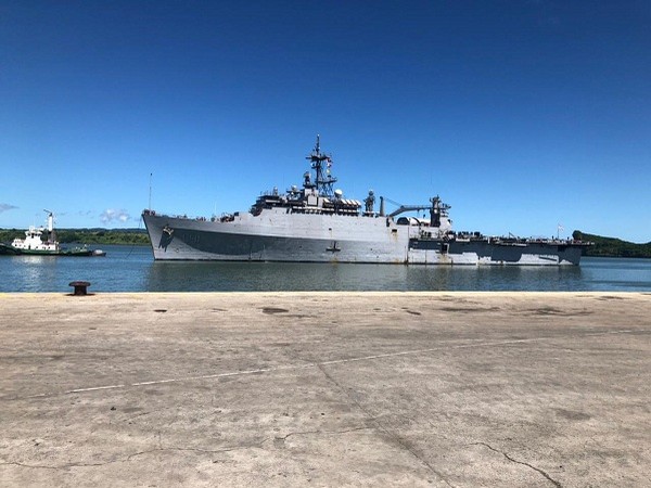 INS Jalashwa arrives at port of Antsiranana, Madagascar