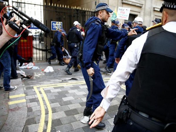 Violent protests were witnessed outside the Indian High Commission in London on August 15.