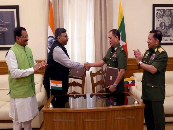 India, Myanmar exchanged an MoU on defence co-operation in New Delhi on Monday 