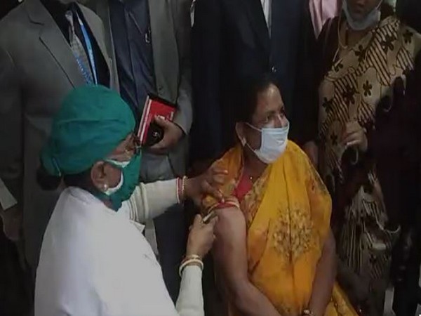 Healthcare worker Asha Pawar was the first person to get a vaccine shot against COVID-19 in Indore.