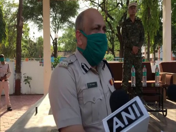 Vivek Sharma, Inspector General of Police, Indore Zone speaking to media on Saturday. Photo/ANI