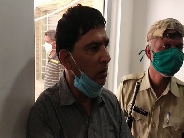 The person from whom the money was recovered in Indore on Wednesday. 