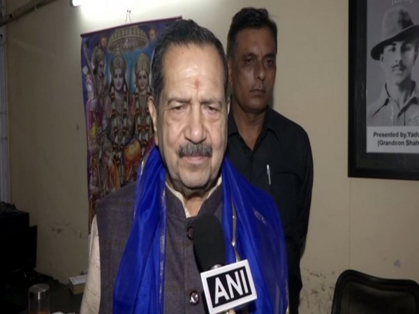 RSS leader Indresh Kumar speaking to ANI in New Delhi on Saturday. Photo/ANI