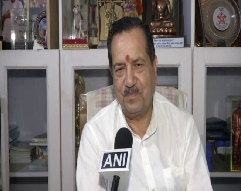 RSS leader Indresh Kumar speaking to ANI on Wednesday, Photo/ANI
