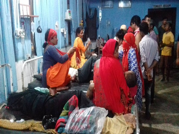 The injured receiving treatment following the storm in Nepal's Kailali and Kanchanpur districts (Photo/ANI)