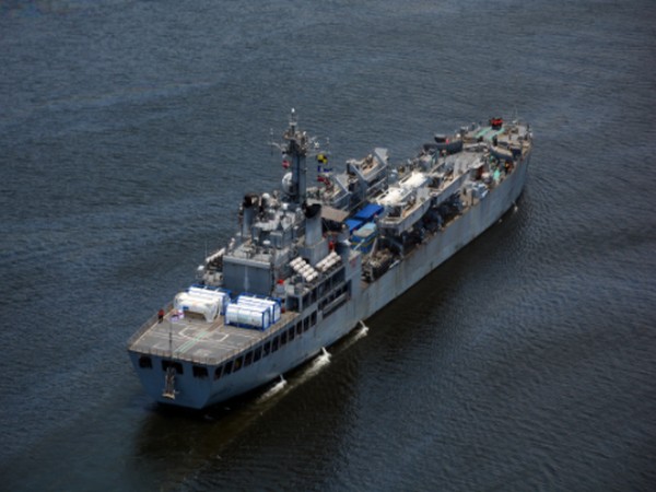 Indian Naval Ships Airavat,Kolkata and Trikand reach India