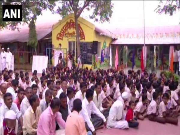 Rs 60 lakh has been collected so far to build an international school in the village. Photo/ANI 