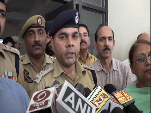 Deputy Commissioner Vikas Kundal speaks to media in Kathua on Friday. [Photo/ANI]