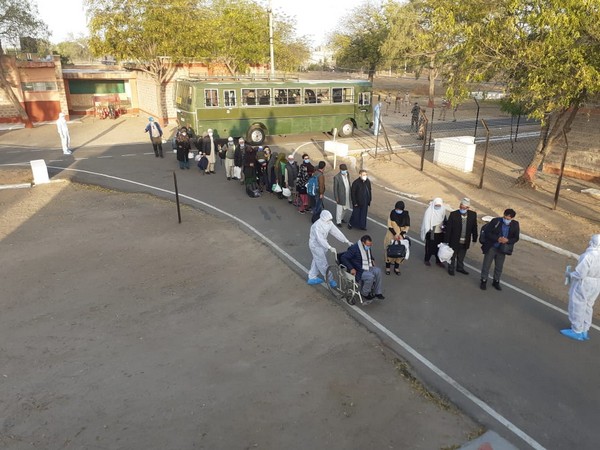 Iranian evacuees were brought to the Army wellness facility in Jodhpur on Wednesday