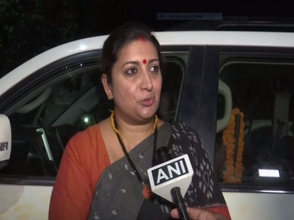 Union Minister Smriti Irani. File photo/ANI