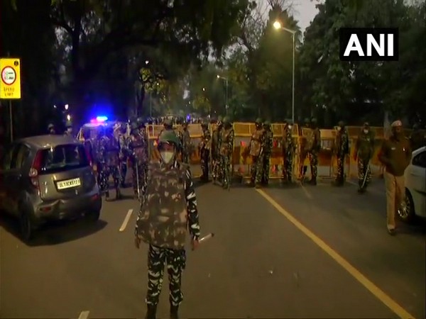 Visuals from the explosion site in New Delhi