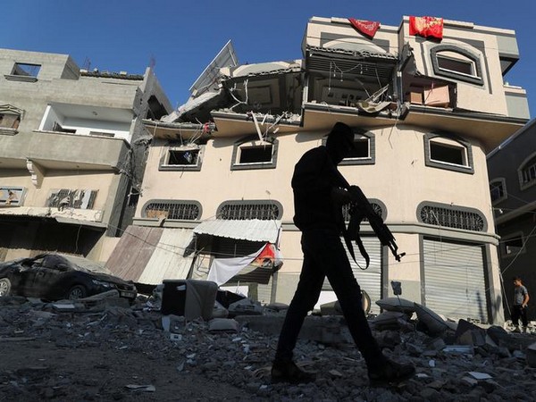 The home of Islamic jihad commander Baha Abu Al Ata in Gaza city after airstrike. (File photo)