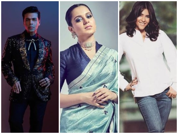 Karan Johar, Kangana Ranaut and Ekta Kapoor