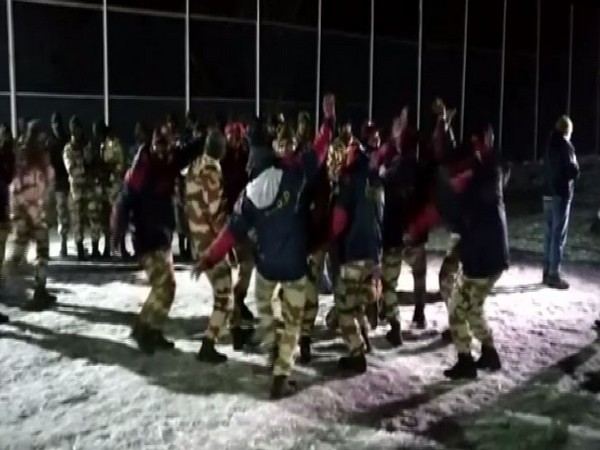 ITBP jawans celebrated New Year in Auli