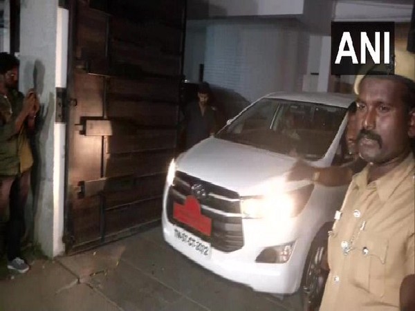 A visual from residence of Tamil actor Joseph Vijay. 