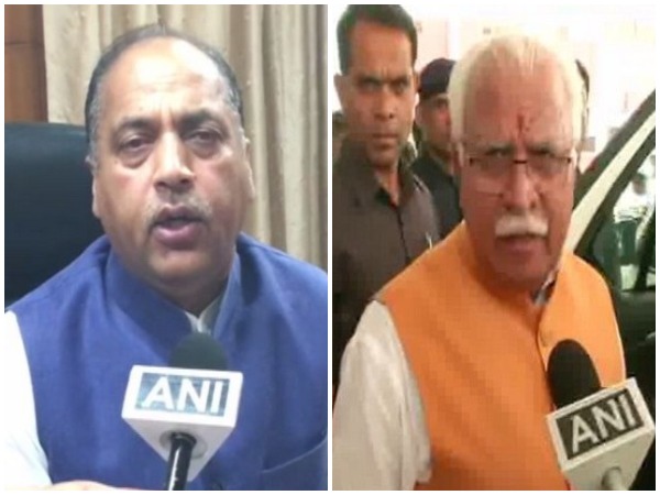 Jai Ram Thakur (L) and Sushma Swaraj (R)