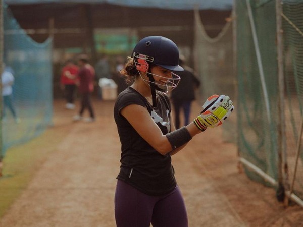 Taapsee Pannu on the sets of 'Shabaash Mithu' (Image Source: Instagram)