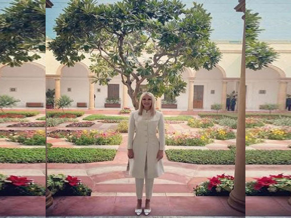 Ivanka Trump wearing Anita Dongre label (Image Source: Instagram)