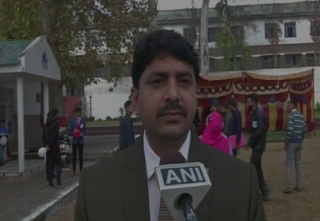 Dr Bhiren Singh Gautam Chancellor of Shri Krishna University speaking to ANI in Poonch, Jammu and Kashmir.