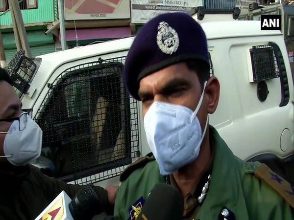 IGP Kashmir, Vijay Kumar speaking to reporters on Thursday. 