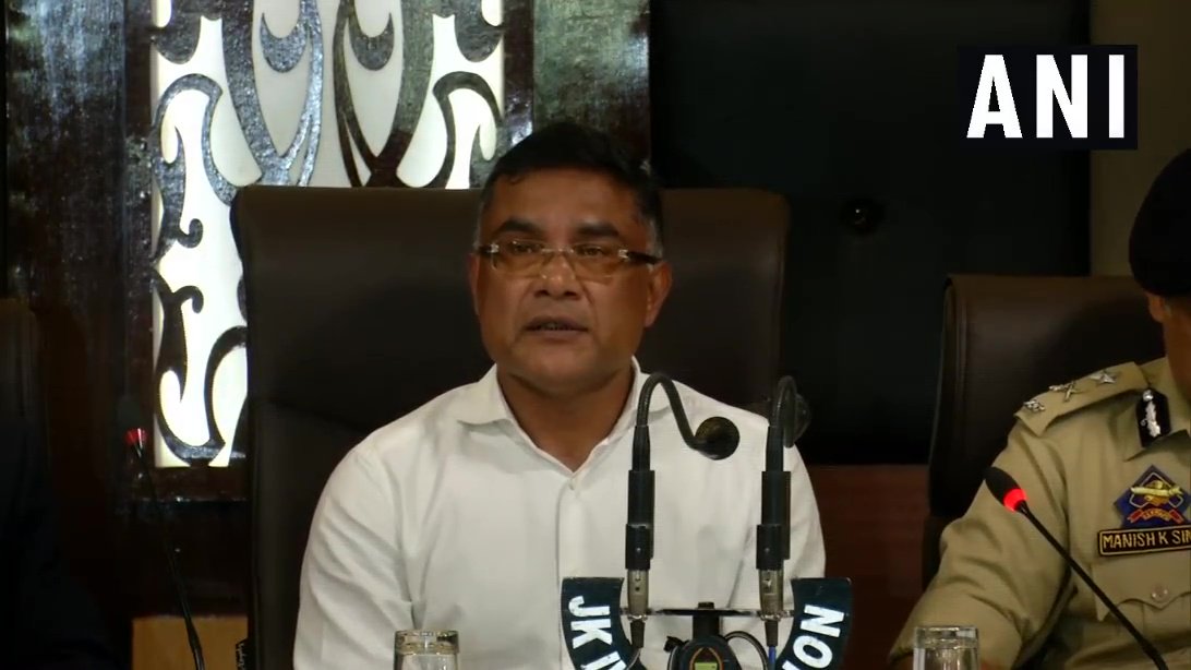 Chief Electoral Officer, Jammu and Kashmir sharing details of polling on Thursday