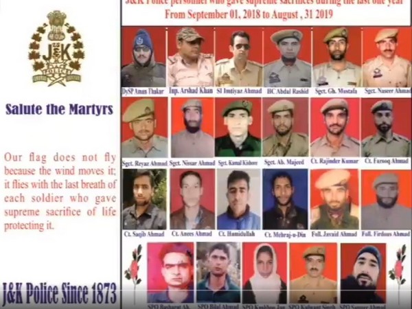 A screen grab from the video posted by Jammu and Kashmir Police. 