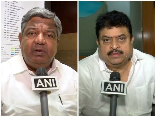 TPCC spokesperson Gudur Narayan Reddy (Left), BJP MLC Ramchandra Rao (Right)