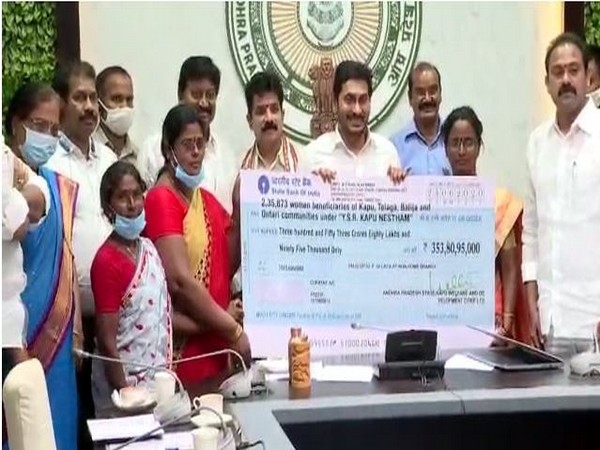 Andhra Chief Minister YS Jaganmohan Reddy during launch of the scheme.