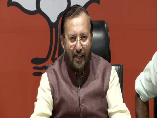 Union Minister Prakash Javadekar at a press conference in New Delhi on Wednesday. Photo/ANI